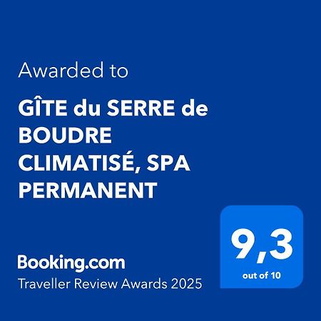 Gite Du Serre De Boudre Climatise, Spa Permanent Buisson Экстерьер фото
